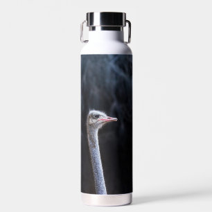 Straußenportrait Trinkflasche