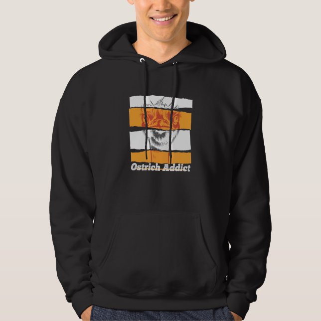 Straußenstrich Straußenstrich-Bauer Straußenhoden Hoodie (Vorderseite)