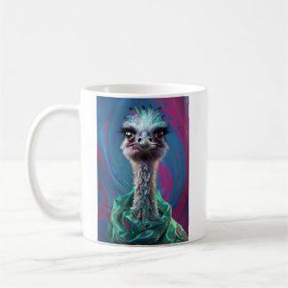 Straußenthemen-Tasse Kaffeetasse