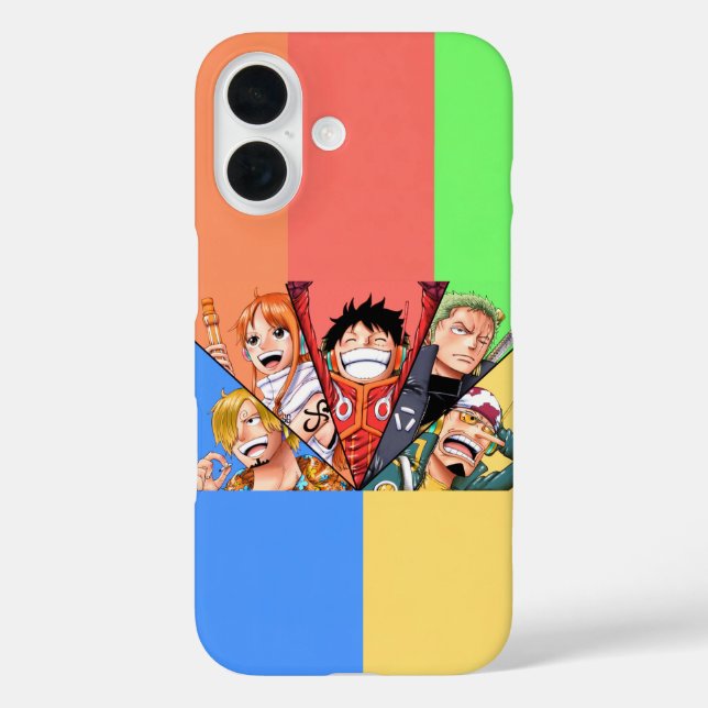 Straw Hat Pirates Egghead Arc Anime-Handyhülle iPhone 16 Hülle (Rückseite)