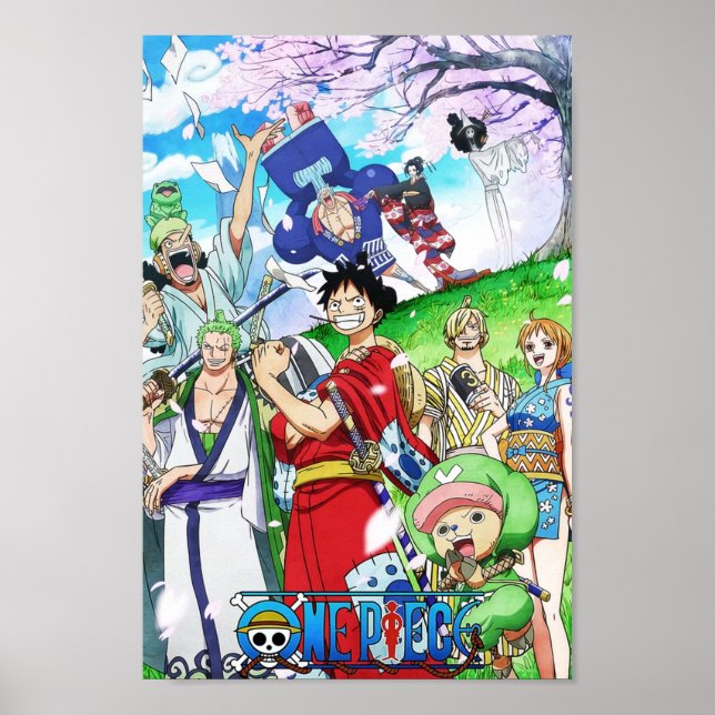 Straw Hats WANO One Piece Poster (Vorne)