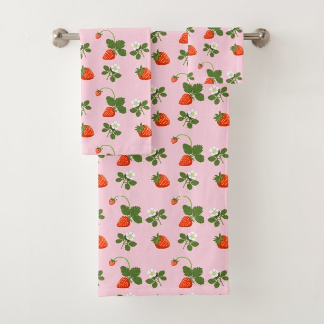 Strawberries Badhandtuch Set (Insitu)
