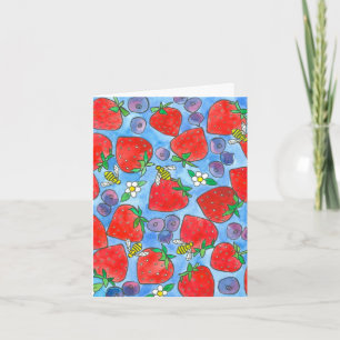 Strawberries Blueberries Bees Danke