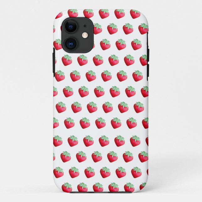 Strawberries Case-Mate iPhone Hülle (Rückseite)