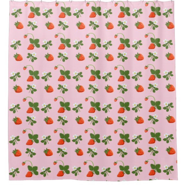 Strawberries Duschvorhang (Vorderseite)