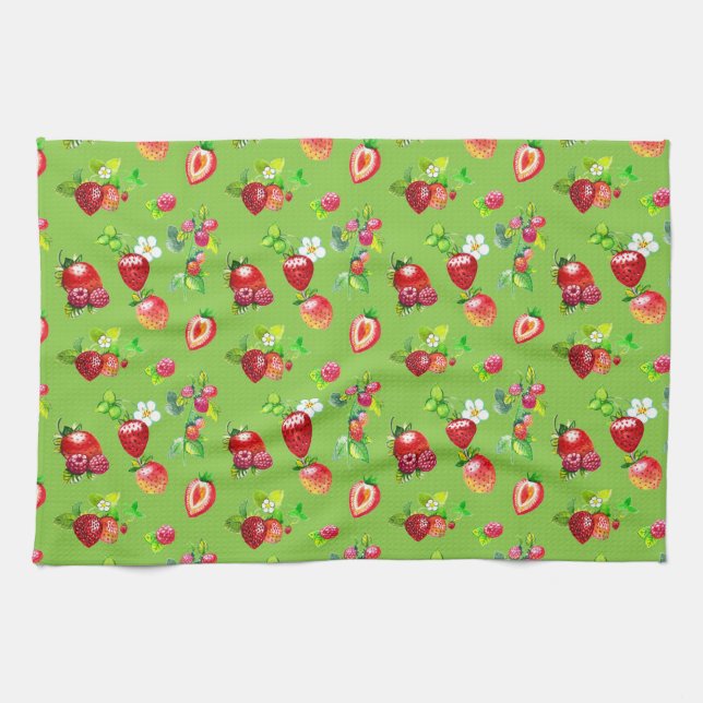 STRAWBERRIES GESCHIRRTUCH (Horizontal)