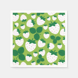 Strawberries Napkins Serviette