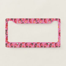 Strawberries Rot und Rosa