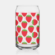 Strawberries Seamless Pattern