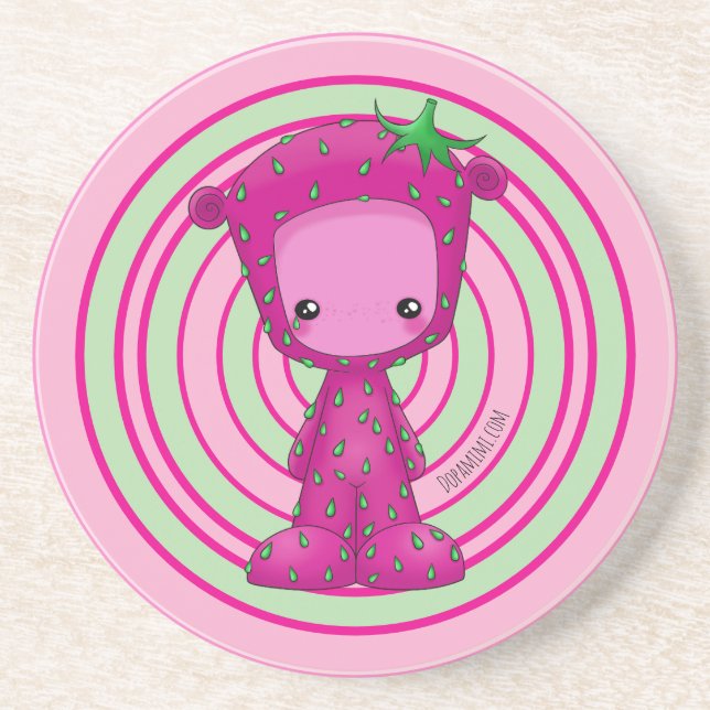 StrawberriMimi Getränkeuntersetzer (Vorne)