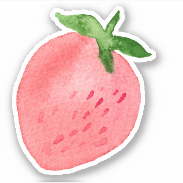 Strawberry-Aufkleber Aufkleber (Vorderseite)