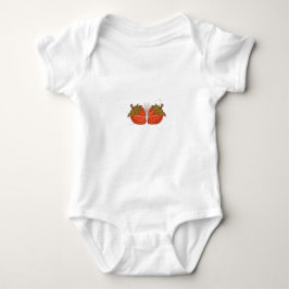 Strawberry-Baby-Bodysuit Baby Strampler