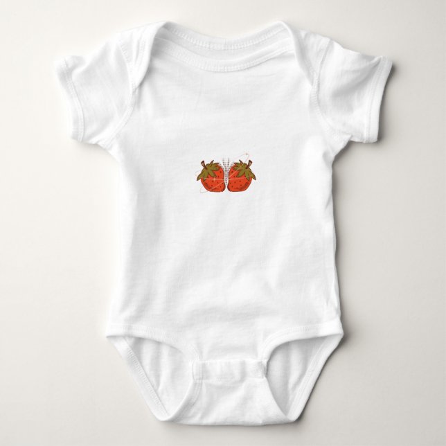 Strawberry-Baby-Bodysuit Baby Strampler (Vorderseite)