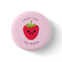 Strawberry Baby Button