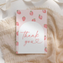 Strawberry Baby Dusche