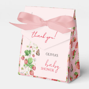 Strawberry Baby Dusche Geschenkschachtel