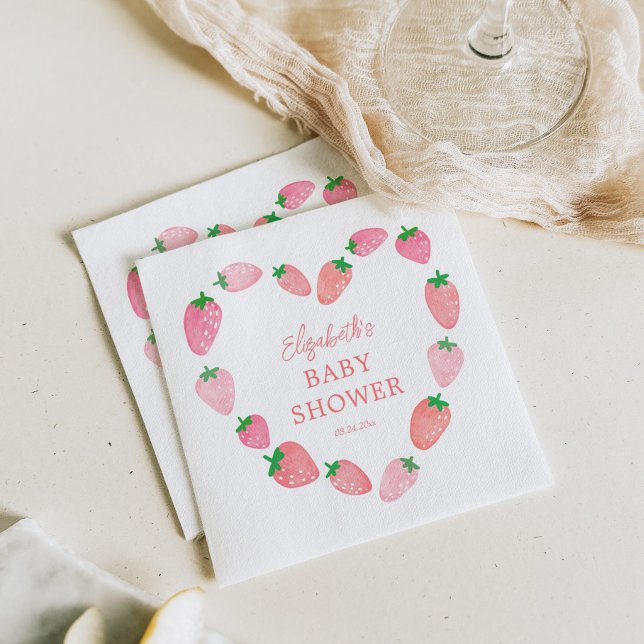 Strawberry Baby Dusche Serviette (Von Creator hochgeladen)