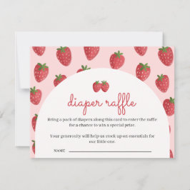Strawberry Baby Duwer Diaper Raffekarte