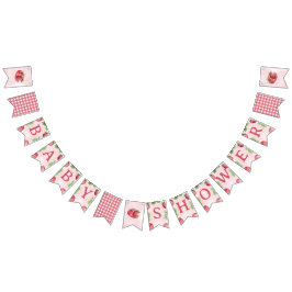 Strawberry Baby Showbanner Wimpelkette