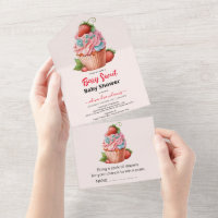 Strawberry Baby Shower Berry Sweet