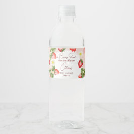 Strawberry baby shower berry sweet template