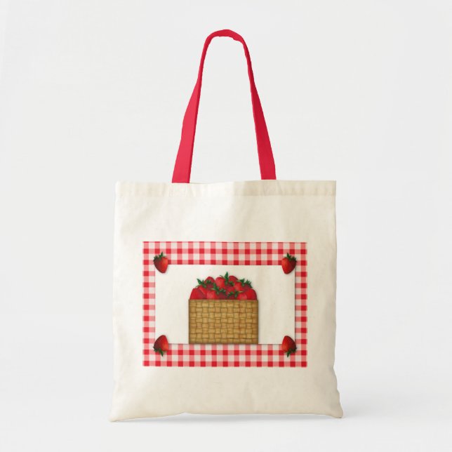 Strawberry Basket Bag Tragetasche (Vorne)