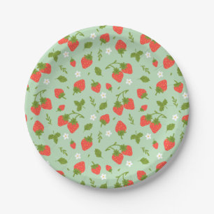 Strawberry Berry Birthday Party Pappteller