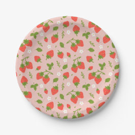 Strawberry Berry Birthday Party Pappteller
