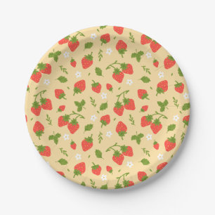 Strawberry Berry Birthday Party Pappteller