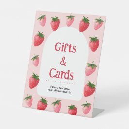 Strawberry Berry Erster Geburtstag Geschenke Sockelschild