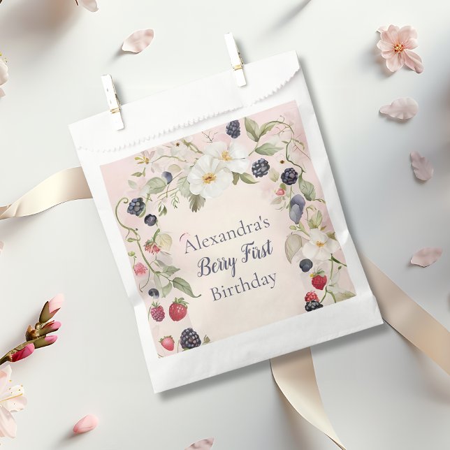 Strawberry Berry Erster Geburtstag Party Geschenktütchen (Von Creator hochgeladen)