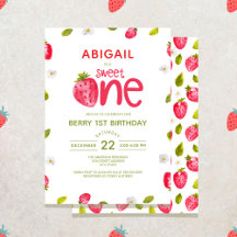 Strawberry Berry First Birthday