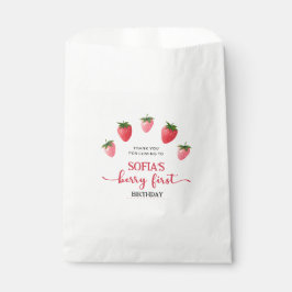 Strawberry Berry First Birthday Geschenktütchen