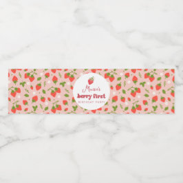 Strawberry Berry First Birthday Party