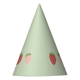 Strawberry Berry First Birthday Partyhütchen
