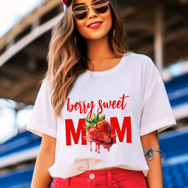 Strawberry Berry Sweet 1. Geburtstagsmutter T-Shirt