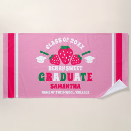 Strawberry Berry Sweet Abschluss Strandtuch