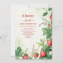 Strawberry Berry Sweet Baby Dusche