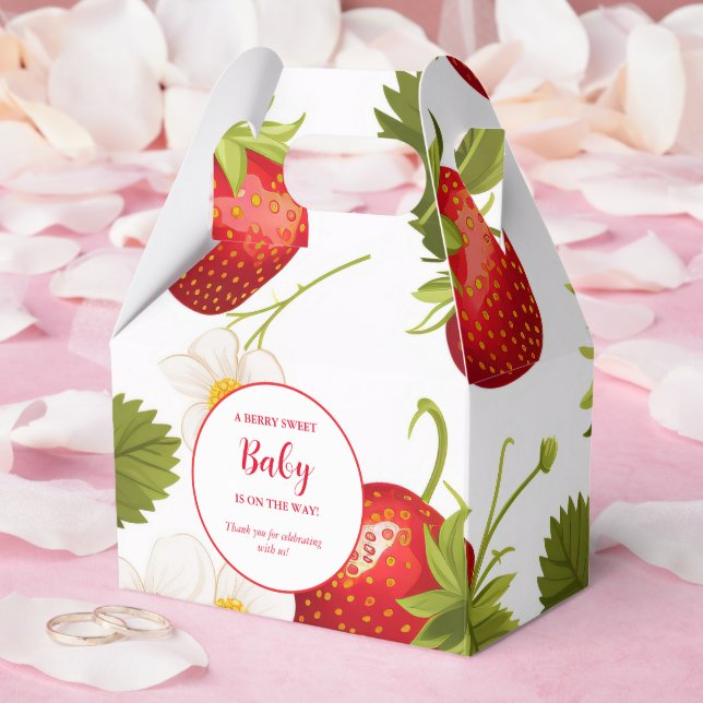 Strawberry Berry Sweet Baby Dusche Geschenkschachtel (Hochzeit)