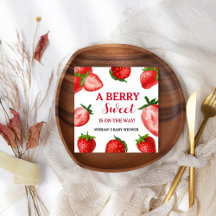 Strawberry Berry Sweet Baby Dusche unterwegs