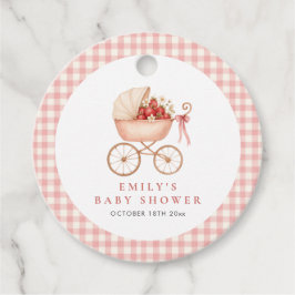Strawberry Berry Sweet Baby Shower Favor Geschenkanhänger