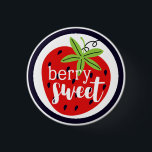Strawberry Berry Sweet Birthday Baby Girl Kids' Button<br><div class="desc">Süß wie eine saftige,  plump Erdbeere! Lebhafter zeitgenössischer Stil in Rot,  Grün und Schwarz für eine fruchtige und lustige Geburtstagsfeier. ・ Koordinieren Sie es! Durchsuchen Sie die Strawberry Sweet Birthday Collection für passende Produkte wie Einladungen,  Packpapier,  Party Dekoration und mehr!</div>