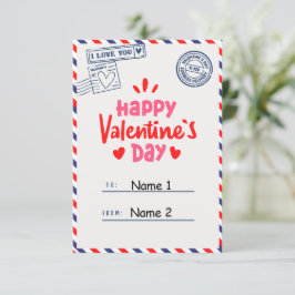 Strawberry Berry Sweet Kids Valentinstag Mitteilungskarte