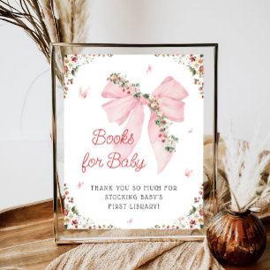 Strawberry Berry Sweet Pink Books for Baby Poster
