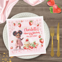 Strawberry Birthday, Afro Baby Berry Birthday