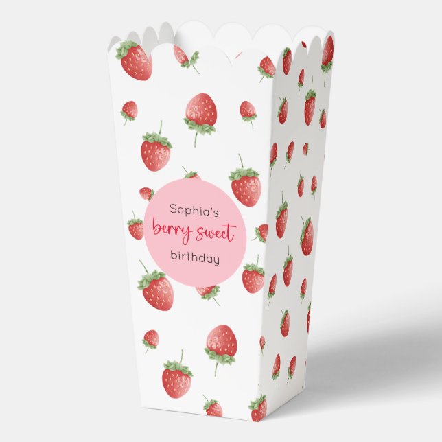 Strawberry Birthday Berry Sweet Geschenkschachtel (Vorderseite)