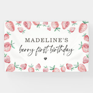Strawberry Birthday Berry Sweet Hintergrund-Banner Banner