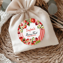 Strawberry Birthday Geschenkanhänger