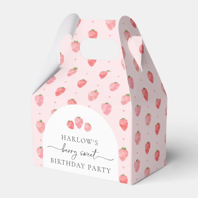 Strawberry Birthday Geschenkschachtel (Vorderseite)