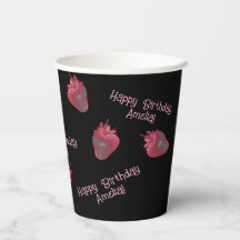 Strawberry Birthday Paper Cup